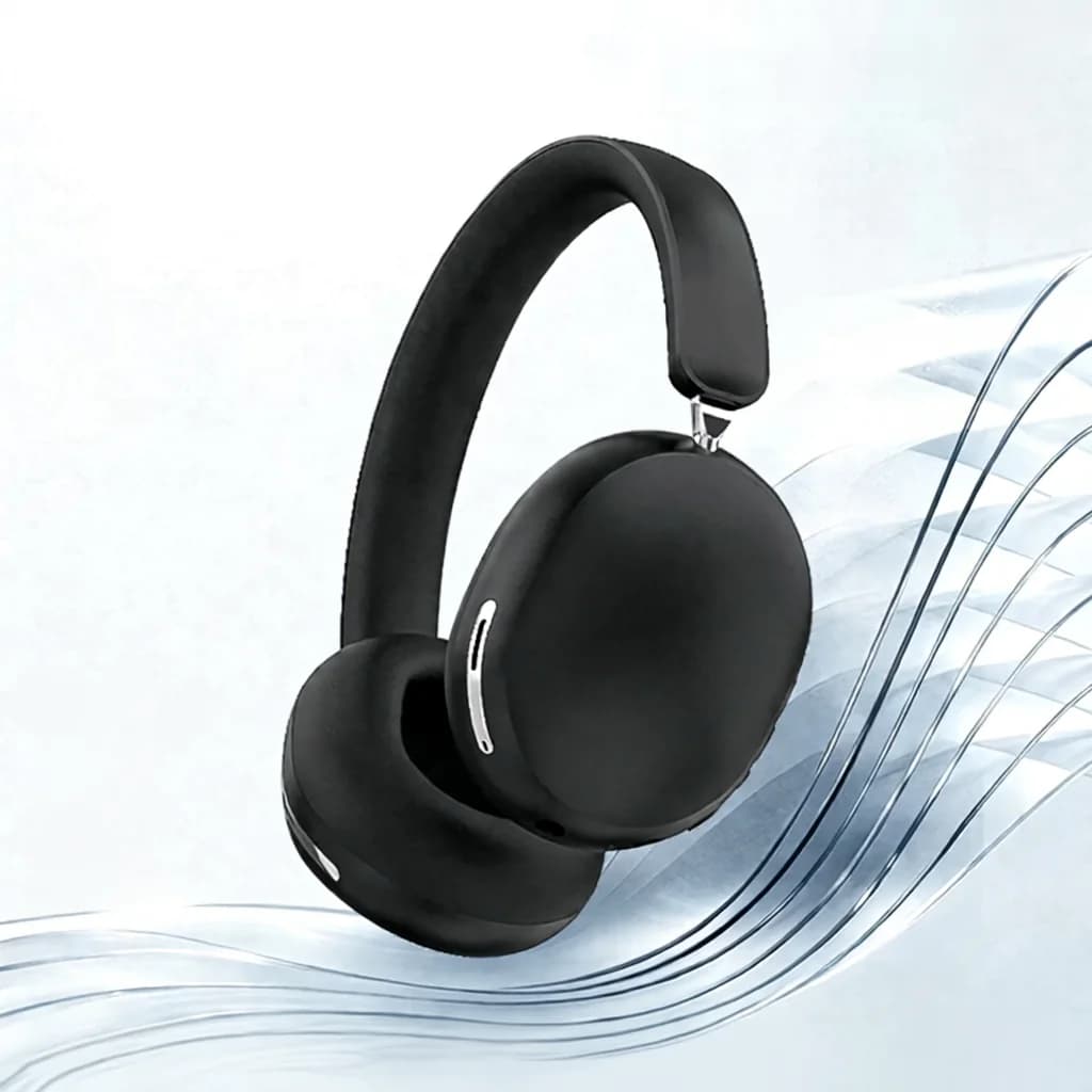 Wireless ANC Over-Ear Headphones with Protein Leather Earcups