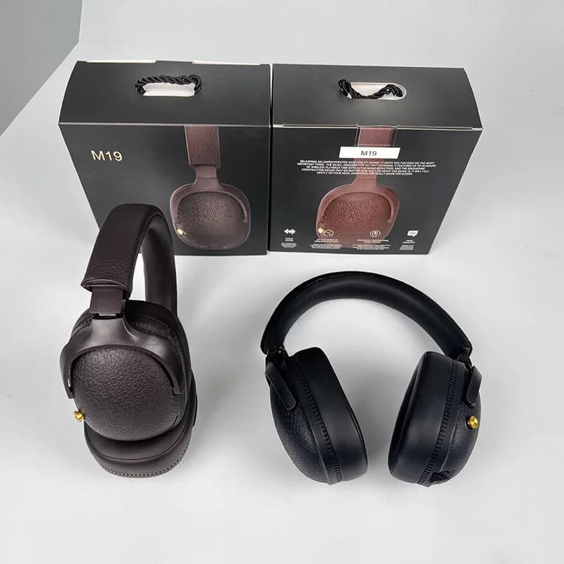 Retro Over-Ear Bluetooth Headphones Wireless Stereo Headset with Mic