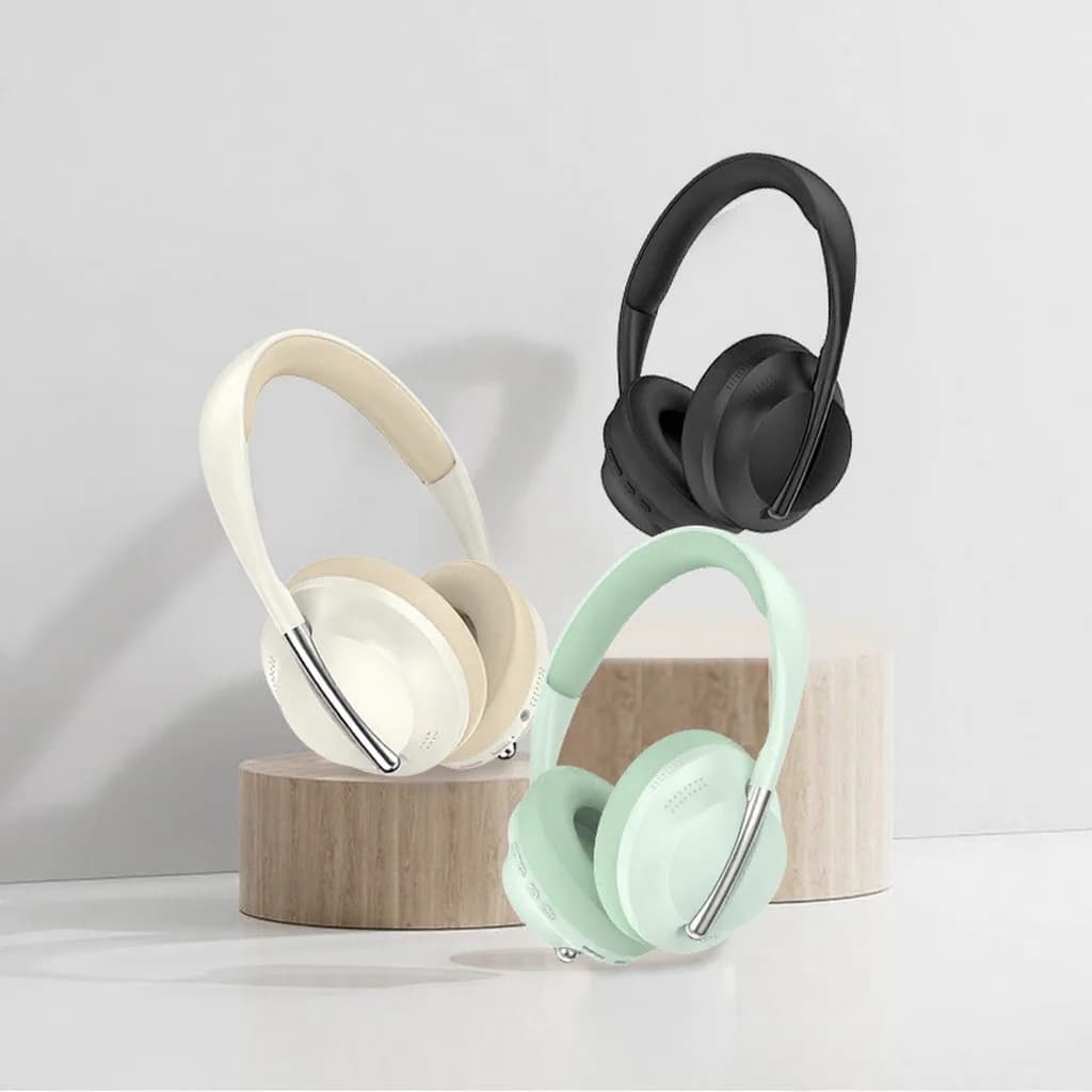 Over-Ear Wireless Headphones with TF Card Slot and AUX Input