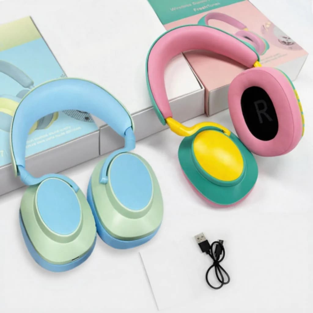 Ασύρματα Ακουστικά Bluetooth Over-Ear με Μικρόφωνο, FM Ραδιόφωνο, Type-C