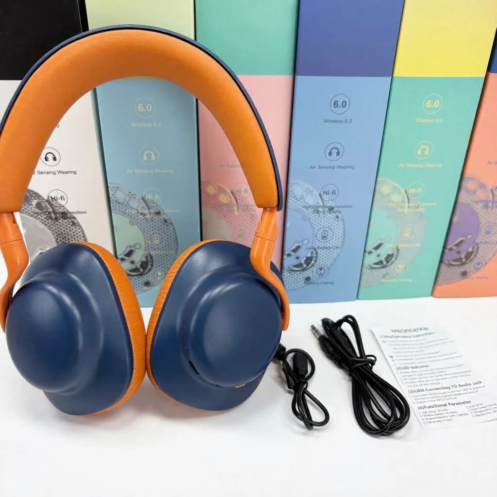 Ασύρματα Ακουστικά Bluetooth Over-Ear με Ραδιόφωνο FM και Φόρτιση Type-C