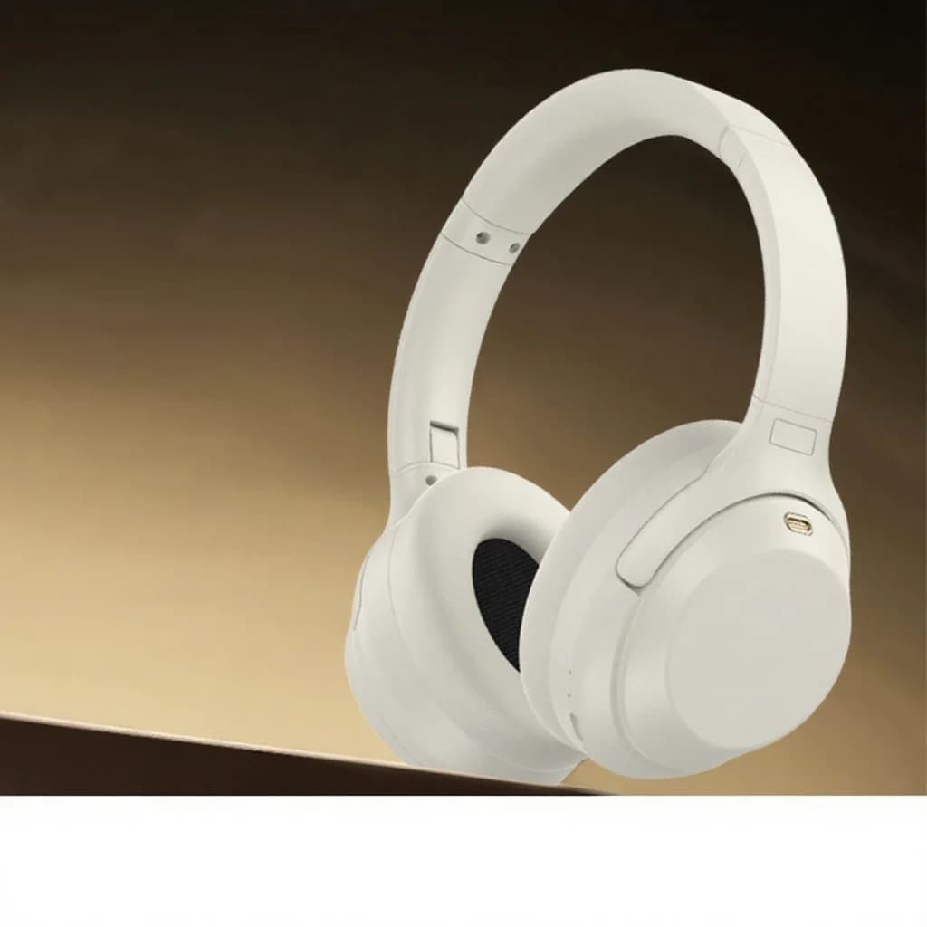 Wireless Over-Ear Headphones with Active Noise Cancelling and Type-C