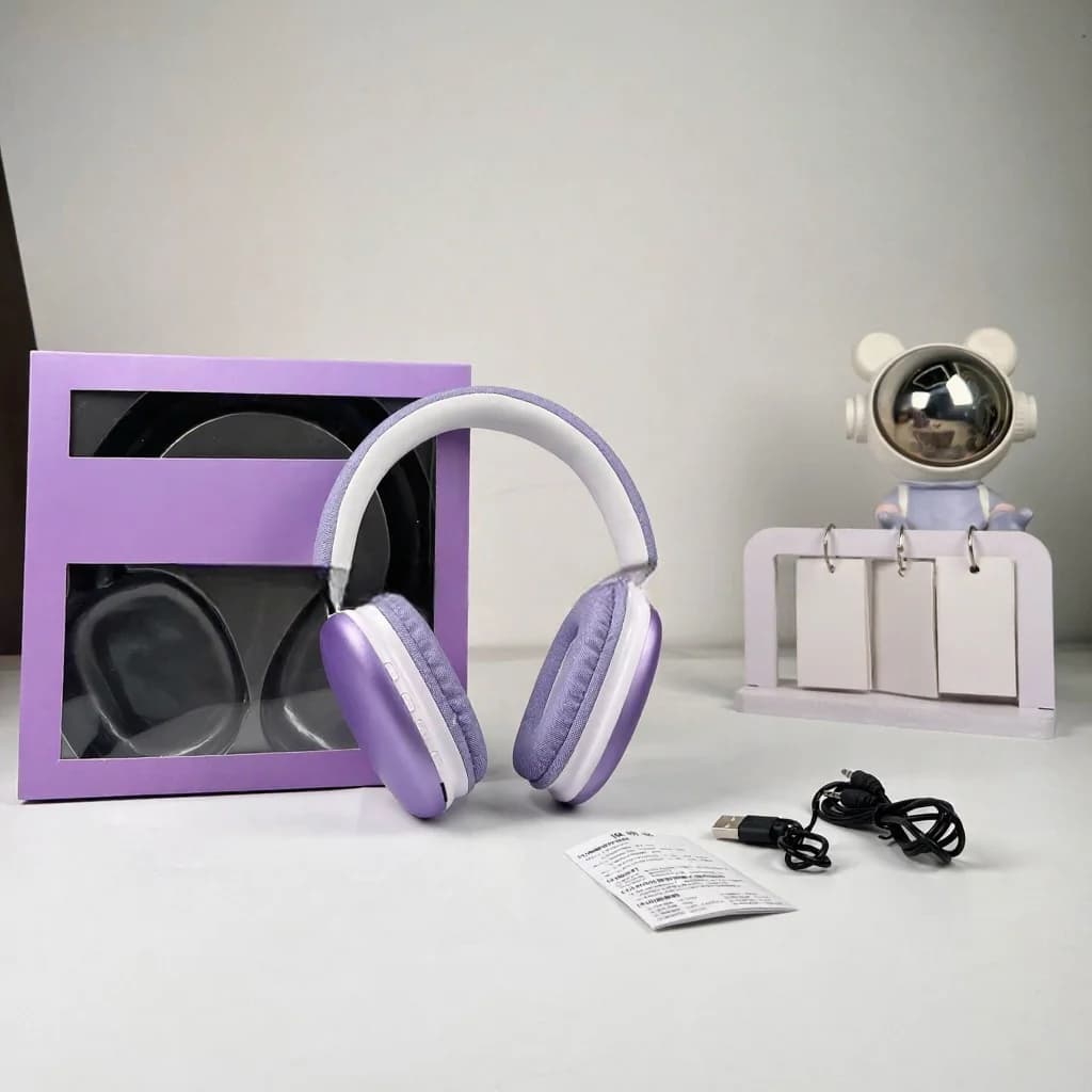 Ασύρματα Ακουστικά Over-Ear με Bluetooth 5.4 και Μεγάλη Διάρκεια Μπαταρίας