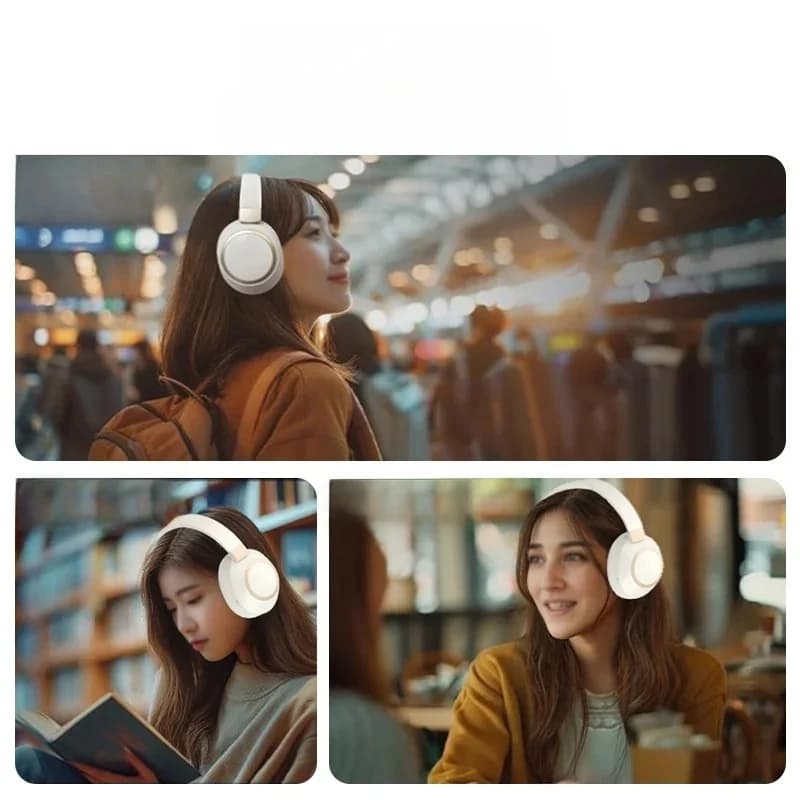 Ασύρματα Ακουστικά Bluetooth με Ενεργητική Ακύρωση Θορύβου, Over-Ear Stereo