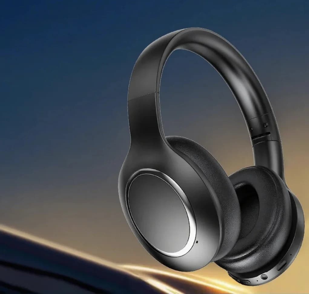 Over-Ear Bluetooth Headphones with Active Noise Cancelling and Long Battery Life