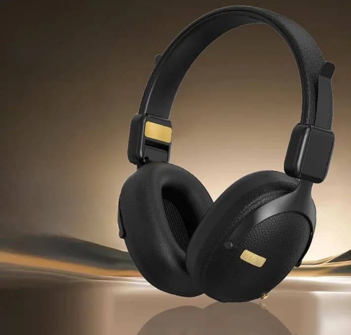 Retro Wireless Over-Ear Headphones with Bluetooth 5.4 and Long Battery Life