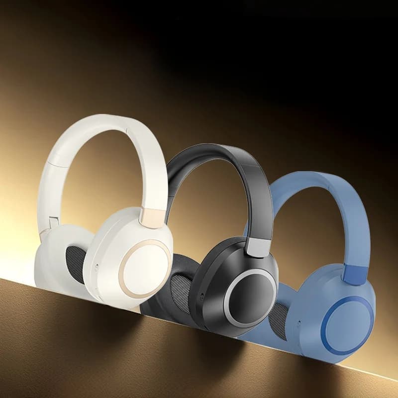 Active Noise Cancelling Wireless Bluetooth Headphones Over-Ear Stereo