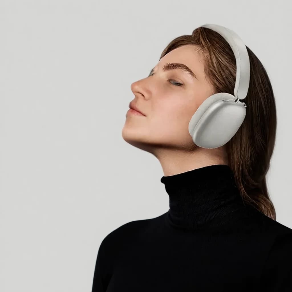 Over-Ear Wireless Headphones with Active Noise Cancelling and Long Battery Life