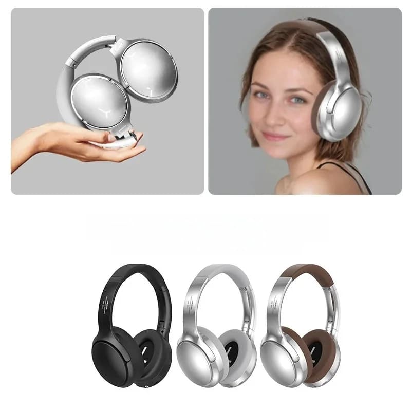 Ακουστικά Bluetooth Retro Πάνω από το Αυτί με FM Ραδιόφωνο και Ενσύρματη Λειτουργία