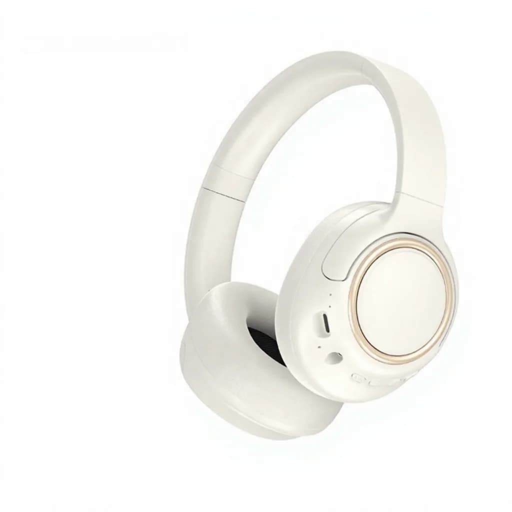 Active Noise Cancelling Wireless Headphones with Mic, 35H Battery