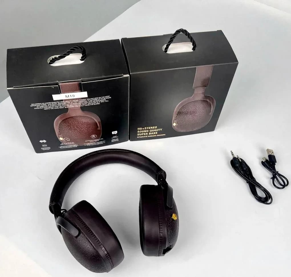 Ρετρό Ασύρματα Ακουστικά Over-Ear με Φόρτιση Type-C και Υποδοχή TF Card