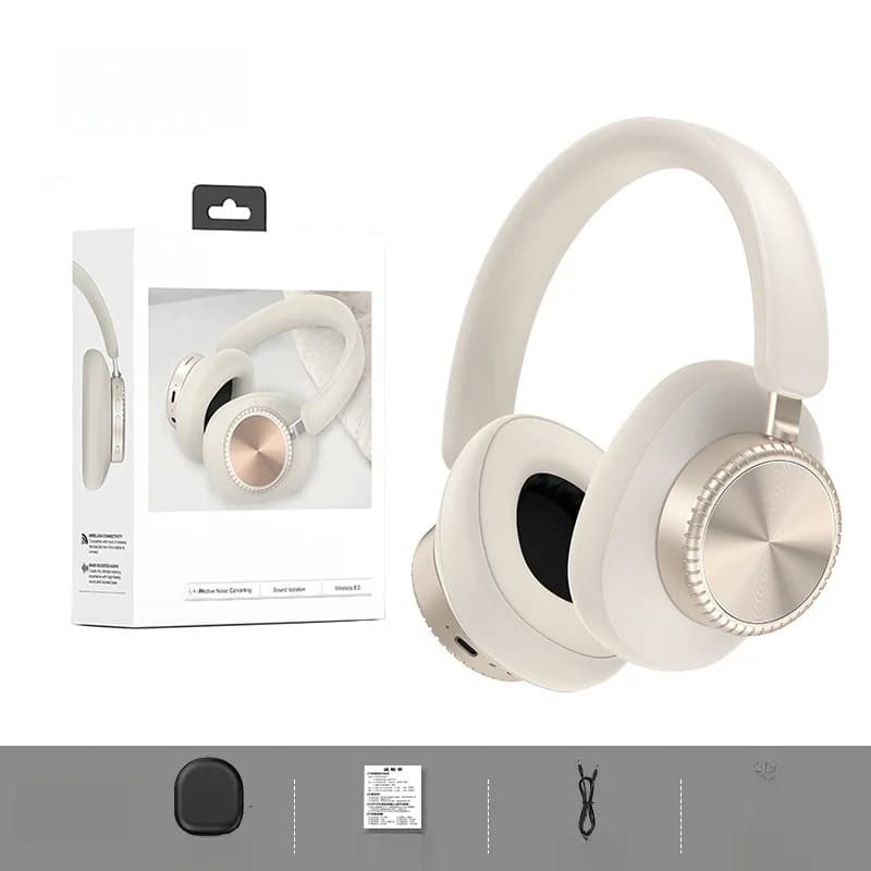 Ασύρματα Ακουστικά Over-Ear με Ενεργητική Ακύρωση Θορύβου και Μπαταρία 35Ω