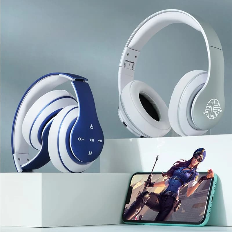 Ασύρματα Ακουστικά Bluetooth Over-Ear με Μεγάλη Διάρκεια Μπαταρίας