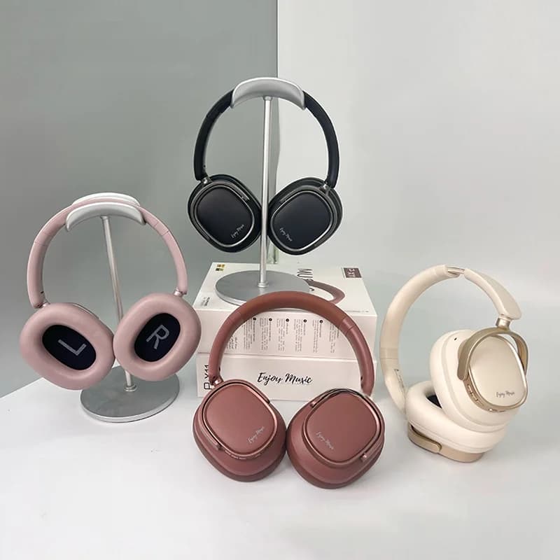 Retro Over-Ear Bluetooth Headphones with Active Noise Cancelling