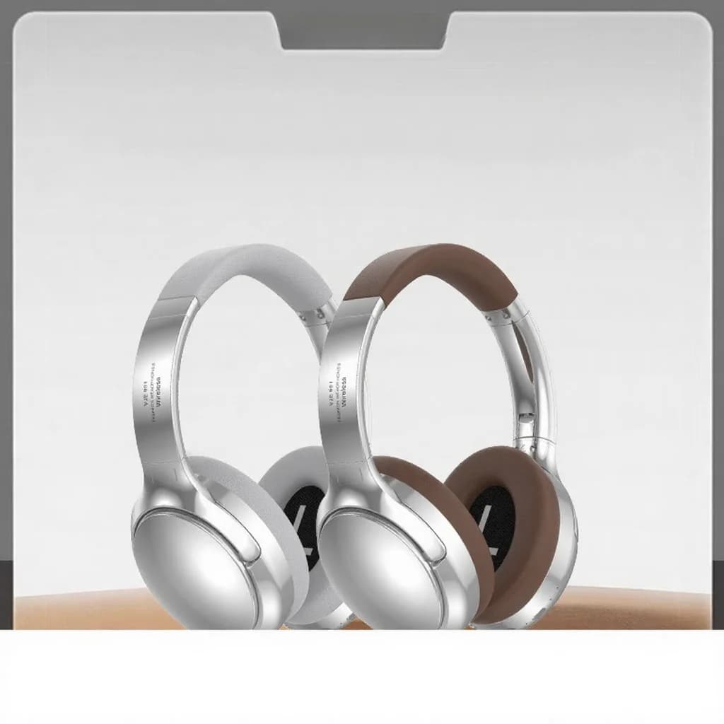 Retro Over-Ear Bluetooth Headphones with FM Radio and Wired Mode