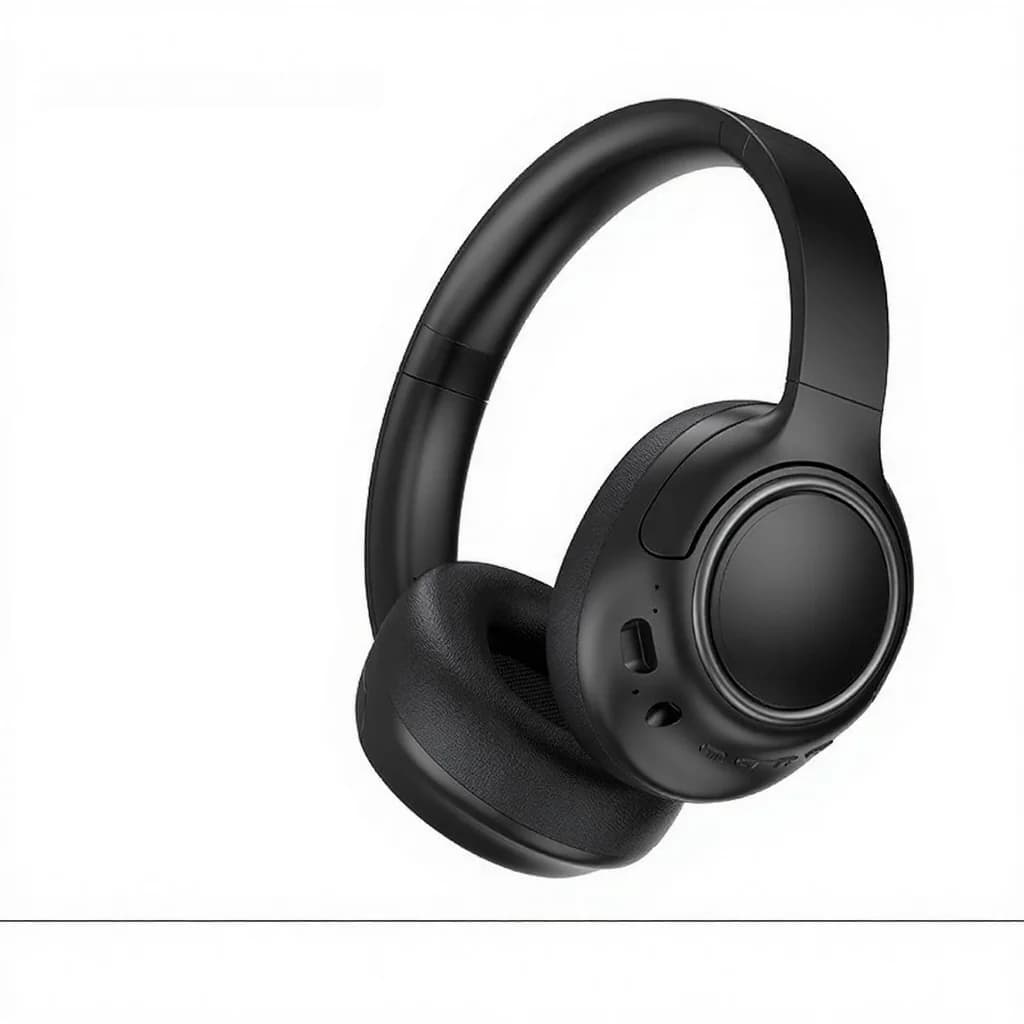 Active Noise Cancelling Wireless Headphones with Mic, 35H Battery