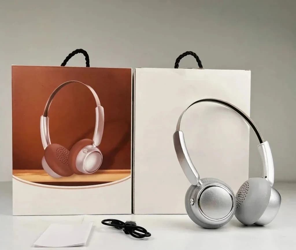 Ρετρό Ακουστικά Bluetooth με FM και Αναδιπλούμενο Σχεδιασμό