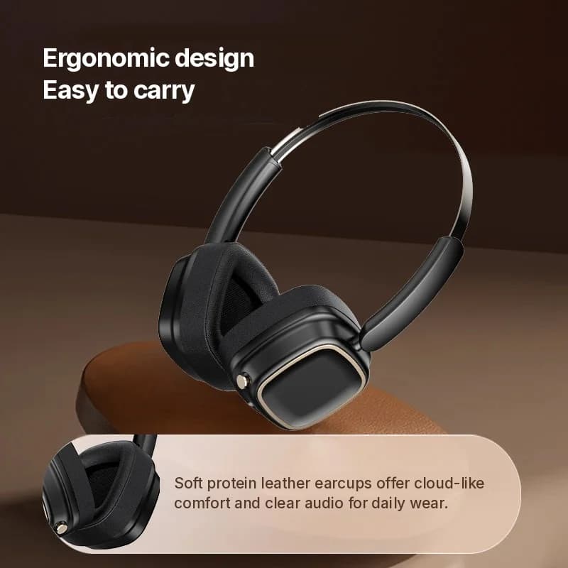 Ρετρό Ασύρματα Ακουστικά Over-Ear Bluetooth 5.4 Στερεοφωνικό Μπάσο
