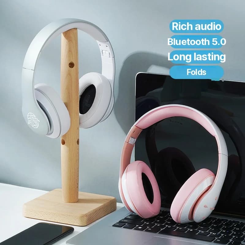 Ασύρματα Ακουστικά Bluetooth Over-Ear με Μεγάλη Διάρκεια Μπαταρίας