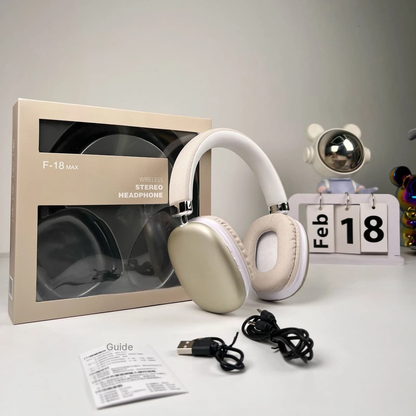 Ασύρματα Ακουστικά Over-Ear με Bluetooth 5.4 και Μεγάλη Διάρκεια Μπαταρίας