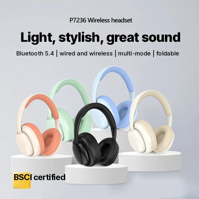 Ασύρματα Ακουστικά Κεφαλής Bluetooth με FM Radio και Θύρα TF Card
