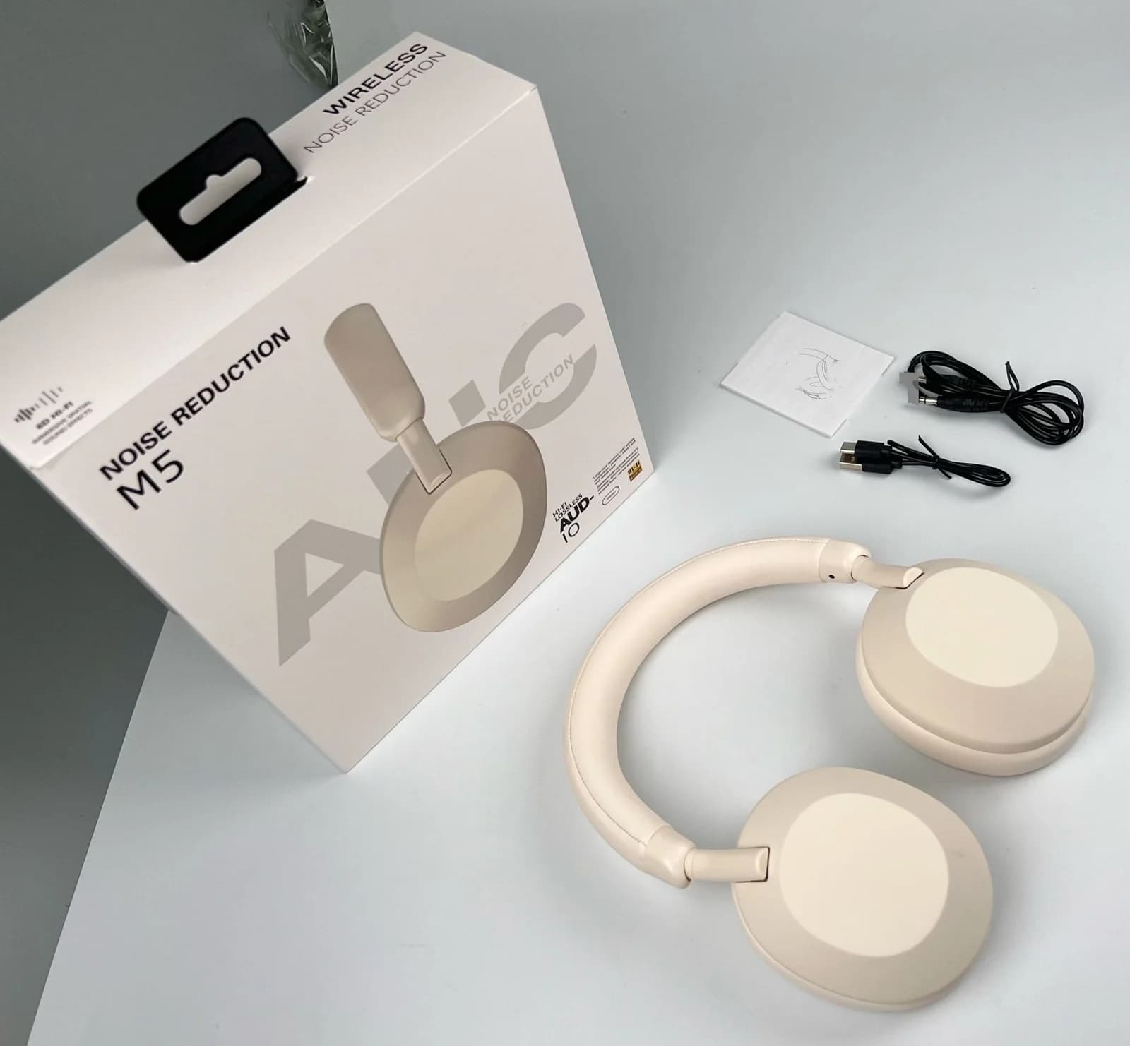 ANC Active Noise Cancelling Over-Ear Wireless Bluetooth Headphones