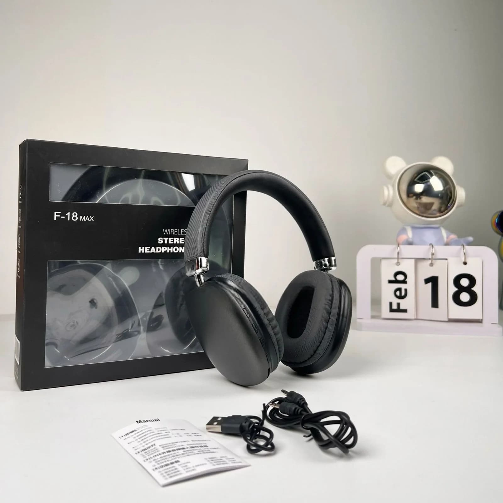 Ασύρματα Ακουστικά Over-Ear με Bluetooth 5.4 και Μεγάλη Διάρκεια Μπαταρίας