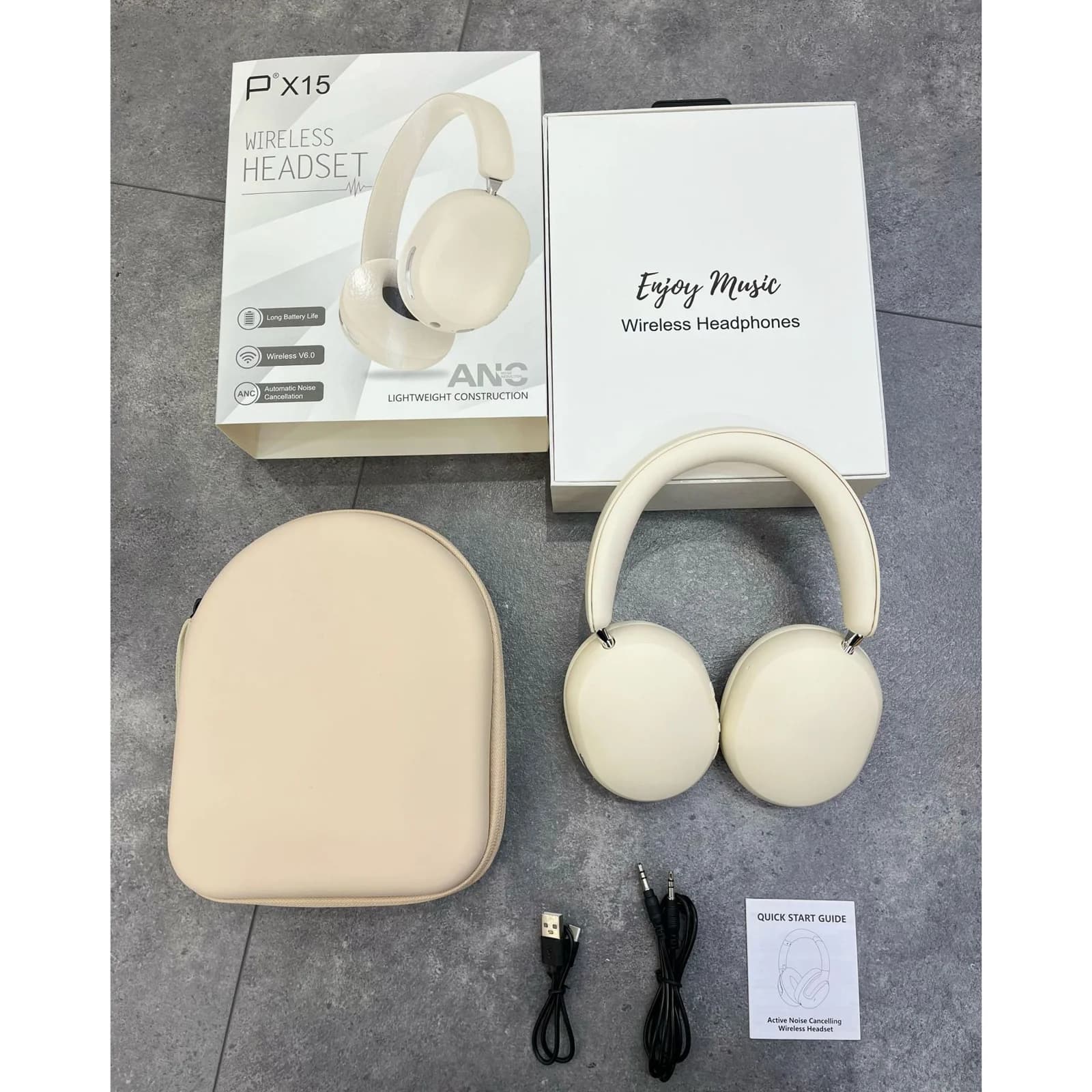 Ασύρματα Ακουστικά Over-Ear με ANC, Φόρτιση Type-C
